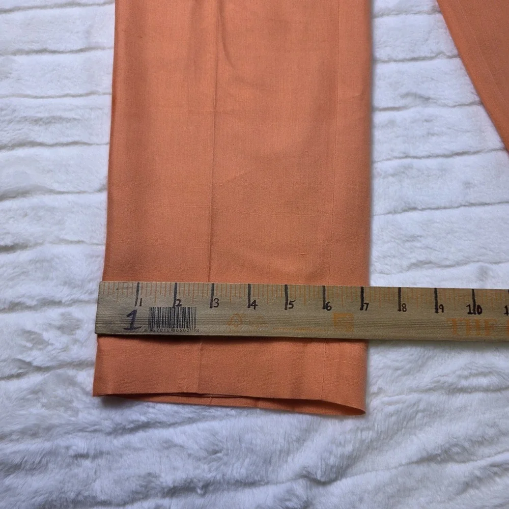 Ralph Lauren Purple Label Bobynn Silk Shantung Pants Womens‎ 6 Orange $1290